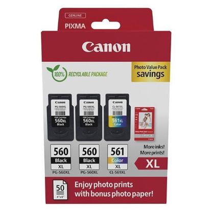 Obrázek Canon CARTRIDGE PG- 560XLx2/ CL- 561XL PVP pro PIXMA TS535x, TS535xa, TS745x, TS745xi