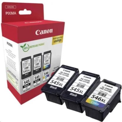 Obrázek Canon CARTRIDGE PG- 545XLx2/ CL- 546XL MULTI pro PIXMA TR455x, MG2x50, MG255xS, TS205, TS305, TS335x