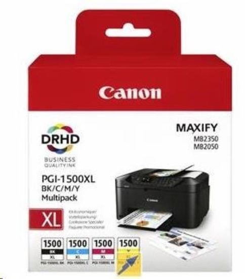Obrázek Canon CARTRIDGE PGI- 1500XL multipack pro Maxify MB2050, MB2150, MB2350, MB2750 a MB2755 ( 780 str.)