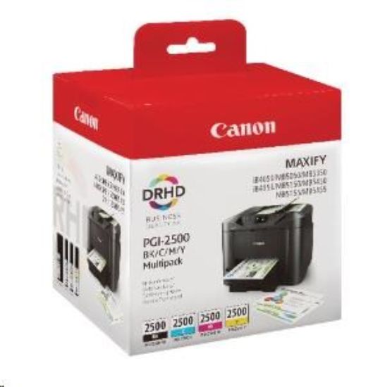 Obrázek Canon CARTRIDGE PGI- 2500 BK/ C/ M/ Y Multi- pack pro Maxify MB5050, 515x5350, 545x, iB4150