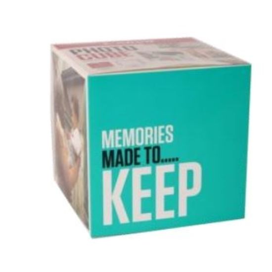 Obrázek Canon foto- papír PP- 201 5x5 white blue (40 obr.) + akrylový fotorámeček