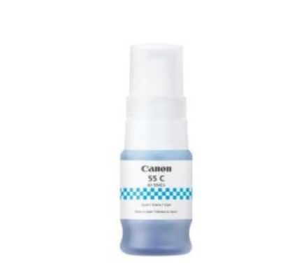 Obrázek Canon Cartridge INK GI- 55 C EUR azurová pro Maxify GX1050, 2050