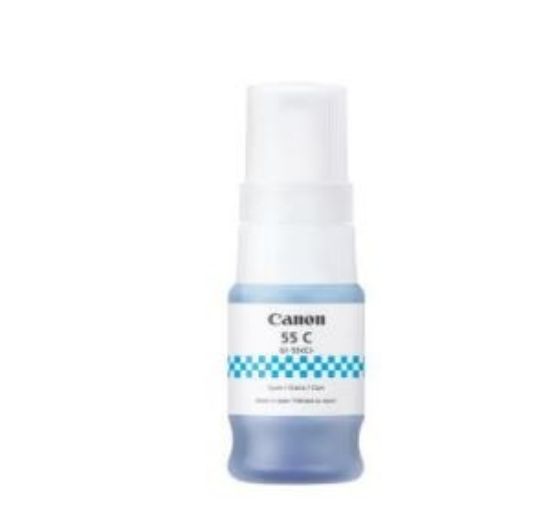 Obrázek Canon Cartridge INK GI- 55 C EUR azurová pro Maxify GX1050, 2050