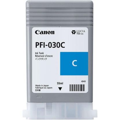 Obrázek Canon CARTRIDGE PFI- 030 C azurová pro imagePROGRAF TM- 240 a TM- 340
