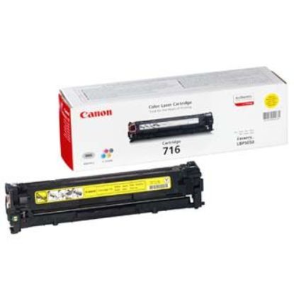 Obrázek Canon TONER CRG- 716Y žlutá pro i- Sensys LBP5050, LBP5050N, LBP5360, MF- 8030Cn, MF- 8040Cn, MF- 8050Cn, MF- 8080Cw (1500 str.)