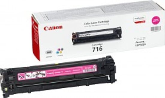 Obrázek Canon TONER CRG- 716M purpurová pro i- Sensys LBP5050, LBP5050N, LBP5360, MF- 8030Cn, MF- 8040Cn, MF- 8050Cn, (1500 str.)