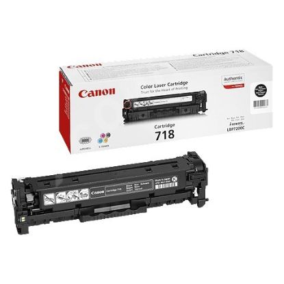 Obrázek Canon TONER CRG- 718BK černý pro i- Sensys LBP7200CDN, LBP7210Cdn, LBP7660CDN, LBP7680CX, MF724Cdw, MF728Cdw (3 400 str.)