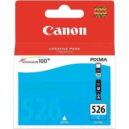 Obrázek Canon CARTRIDGE CLI- 526C azurová pro Pixma IP4850, IX6520, IX6550, MG5120, MG5150, MG5170, MG5250, MG6170, MG8120(462str.)