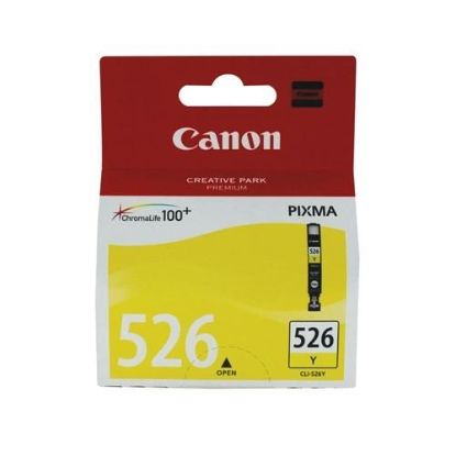 Obrázek Canon CARTRIDGE CLI- 526Y žlutá proPixma IP4850, IX6520, IX6550, MG5120, MG5150, MG5170, MG5250, MG6170, MG8120 (450str.)
