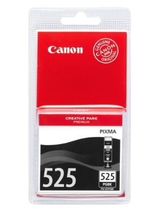 Obrázek Canon CARTRIDGE PGI- 525BK černá pro Pixma IP4850, IP4950, IX6550, MG5x50, MG6150, MG6250, MG8X50 (340 str.)