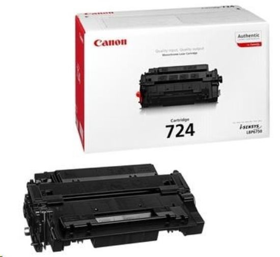 Obrázek Canon TONER CRG- 724 černý pro i- SENSYS LBP6750DN, LBP6780x, LBP7780Cx, MF512x, MF515x (6000 str.)