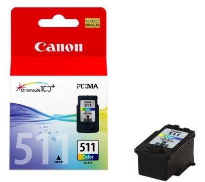 Obrázek Canon CARTRIDGE CL- 511 barevná pro PIXMA iP2700, MP2x0, MP49x, MX3x0, MX410, MX420 (245 str.)