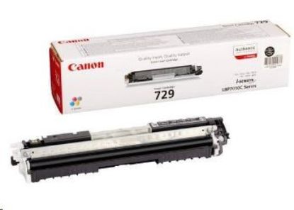 Obrázek Canon TONER CRG- 729BK černý pro LBP7010C, 7018C (1 200 str.)