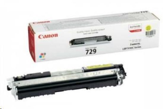 Obrázek Canon TONER CRG- 729Y žlutý pro i- Sensys LBP7010C , LBP7010C, LBP7018C (1 000 str.)