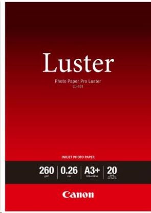 Obrázek Canon fotopapír LU- 101 A3+ fotopapír, 20 ks, lesklý, 260g/ m
