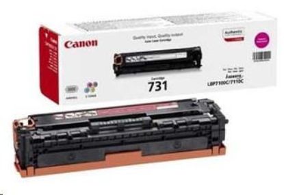 Obrázek Canon TONER CRG- 731M purpurový pro i- SENSYS LBP7100Cn, LBP7110Cw, MF623Cn, MF628Cw, MF8230Cn, MF8280Cw (1 500 str.)