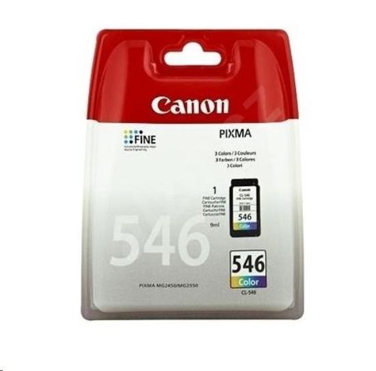 Obrázek Canon CARTRIDGE CL- 546 barevná pro Pixma iP, Pixma MG, Pixma MX a Pixma TS 205, 305, 3151, 3451 (180 str.)