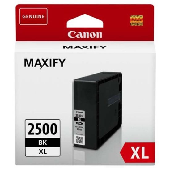 Obrázek Canon CARTRIDGE PGI- 2500XL BK černá pro Maxify iB4050, iB4150, MB5050, MB5150, MB5155, MB5350, MB5450, MB5455 (2500 str.)