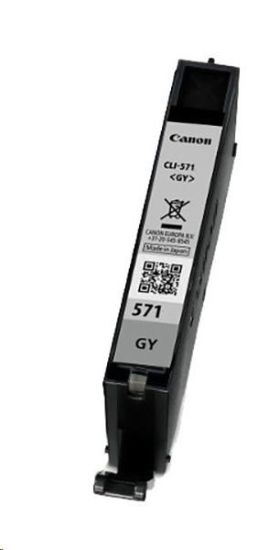 Obrázek CANON CARTRIDGE CLI- 571 GY šedá PIXMA MG775x, TS505x, TS605x, TS805x, TS905X (780 str.)