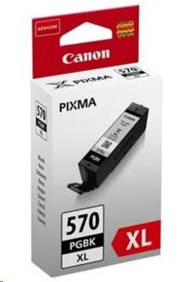 Obrázek CANON CARTRIDGE PGI- 570XL PGBK pigmentová černá pro PIXMA MG575x, MG685x, MG775x, TS505x, TS605x, TS805x (500 str.)