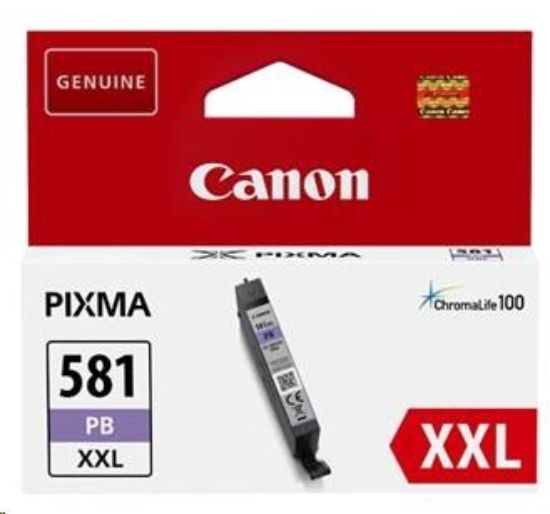 Obrázek Canon CARTRIDGE CLI- 581 XXL foto modrá pro PIXMA TS615x, TS625x, TS635x, TR7550, TS815x (9 140 str.)