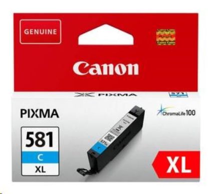 Obrázek Canon CARTRIDGE PGI- 580XL azurová pro PIXMA TS615x, TS625x, TS635x, TR7550, TS815x (519 str.)
