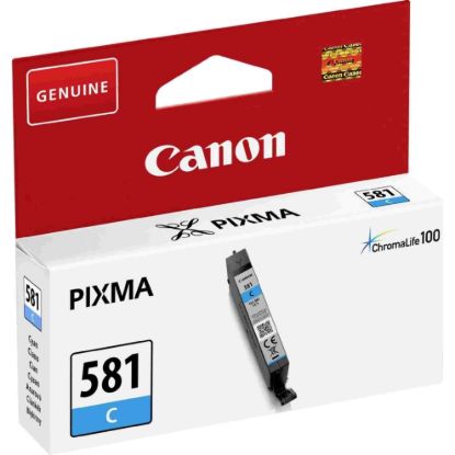 Obrázek Canon CARTRIDGE CLI- 581 azurová pro PIXMA TS615x, TS625x, TS635x, TS815x, TS825x, TS835x, TS915x (256 str.)