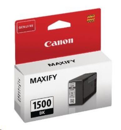 Obrázek Canon CARTRIDGE PGI- 1500 BK černá 12, 4ml pro MAXIFY MB2050, MB215x, MB2350, MB275x