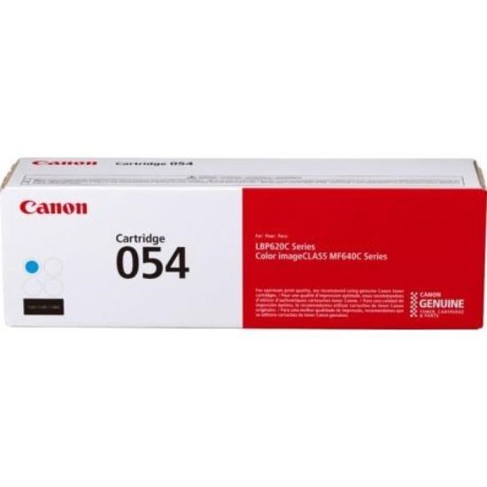 Obrázek Canon TONER CRG- 054 azurový pro LBP621Cw, LBP623Cdw, MF641Cw, MF643Cdw (1 200 str.)