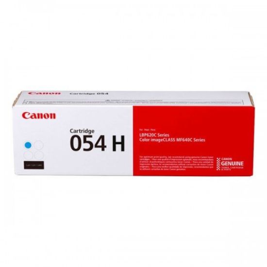 Obrázek Canon TONER CRG- 054H azurový pro LBP621Cw, LBP623Cdw, MF641Cw, MF643Cdw (2 300 str.)