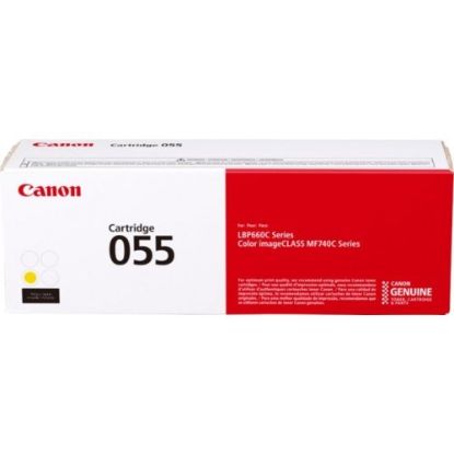 Obrázek Canon TONER CRG- 055 žlutý pro i- SENSYS LBP663Cdw, LBP664Cx, MF742Cdw, MF744Cdw (2100 str.)