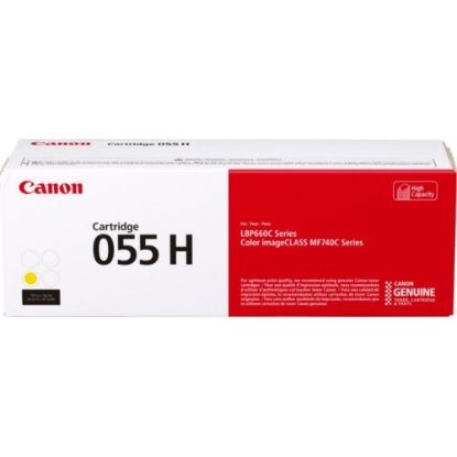 Obrázek Canon TONER CRG- 055H žlutý pro i- SENSYS LBP663Cdw, LBP664Cx, MF742Cdw, MF744Cdw (5 900 str.)