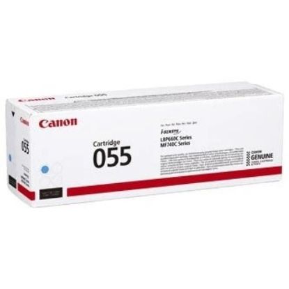 Obrázek Canon TONER CRG- 055 azurový pro i- SENSYS LBP663Cdw, LBP664Cx, MF742Cdw, MF744Cdw (2 100 str.)