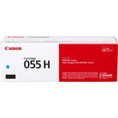 Obrázek Canon TONER CRG- 055H azurový pro i- SENSYS LBP663Cdw, LBP664Cx, MF742Cdw, MF744Cdw (5 900 str.)