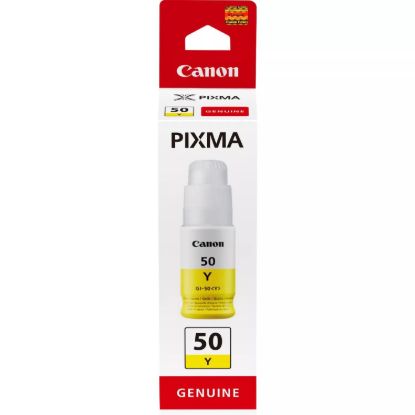 Obrázek Canon BJ INK GI- 50 Yellow Ink Bottle pro Canon PIXMA G6050, G5050, G7050, G7040 (7700 str.)