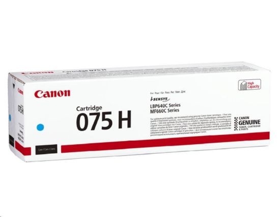 Obrázek Canon TONER 075 H Y žlutá pro i- SENSYS LBP646Cdw, LBP647Cdw, MF664Cdw, MF667Cdw (2500 str.)