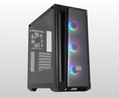 Obrázek Cooler Master case MasterBox MB520 ARGB, E- ATX, Průhledná bočnice, 3x 120mm ARGB Fan, 1x 120mm Fan, Černá