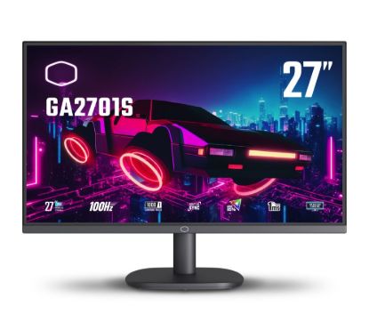 Obrázek Cooler Master LCD - 27", 1920x1080, 100Hz, 1000: 1, 250cd/ m2, 1ms, 1xHDMI, 1xVGA, IPS