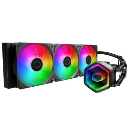 Obrázek Cooler Master vodní chladič MasterLiquid 360 Core II, 3x120mm, LGA1851, AM5, černá