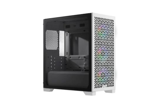 Obrázek Cooler Master case Elite 302 White, Průhledná bočnice, mATX, 3x 120mm ARGB Fan, bílá