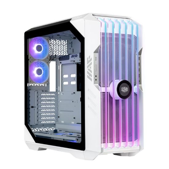 Obrázek Cooler Master case HAF 700 EVO, E-ATX, Průhledná bočnice, 2x 200mm ARGB Fan, 3x 120mm ARGB Fan, Riser Cable, Černá