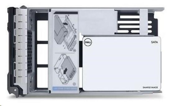 Obrázek DELL 480GB SSD SATA Read Intensive ISE 6Gbps 512e 2.5in w/ 3.5in Brkt Cabled CK T150