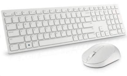 Obrázek DELL Pro Wireless Keyboard and Mouse - KM5221W - Czech/ Slovak (QWERTZ) - White