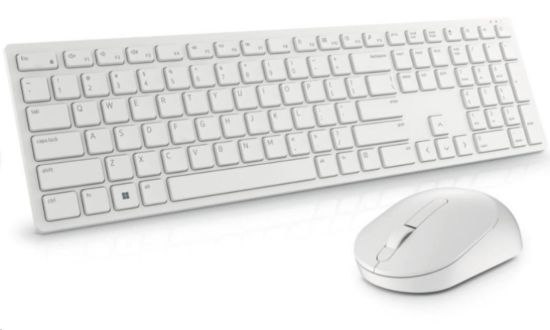 Obrázek DELL Pro Wireless Keyboard and Mouse - KM5221W - Czech/ Slovak (QWERTZ) - White