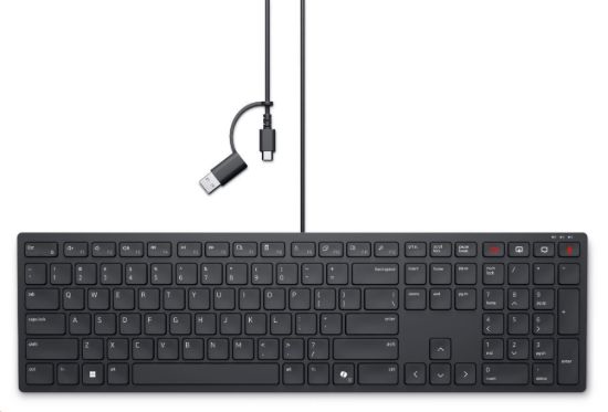 Obrázek DELL Wired Collaboration Keyboard - KB525C - Czech/ Slovak (QWERTZ)