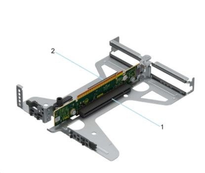 Obrázek DELL Riser Config 2 Butterfly Gen4 Riser (x8/ x8) PowerEdge R360 CK