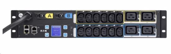 Obrázek Eaton rozvodný panel EPDU MI 2U (309 32A 1P)12XC13: 4XC19