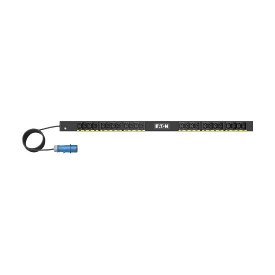 Obrázek Eaton G4 Základní Rack PDU, 0U, 22, 5U, vstup IEC- 60309, 3m kabel, 1ph, 3, 7kW, 16A, 200- 240V, 24 zásuvek (12)C13, (12)C39