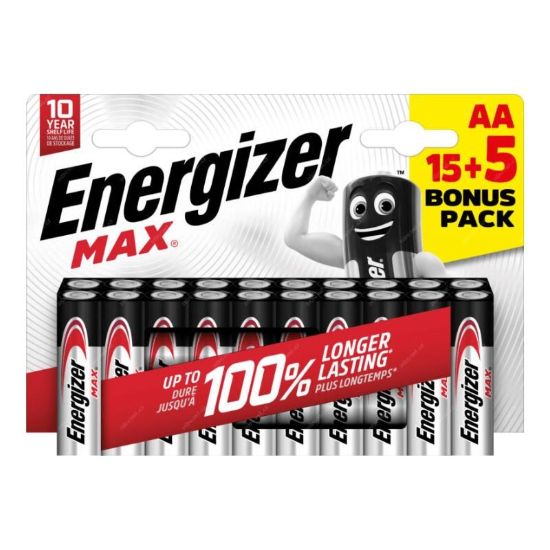 Obrázek Energizer LR6/ 20 Max AA 15+5 zdarma