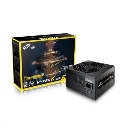 Obrázek Fortron zdroj 700W HYPER K PRO 700 Retail, EN62368, 230V, +12V Dual Rail, A- PFC, 12cm